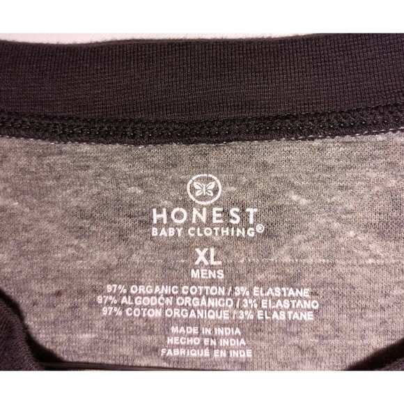 Honest Baby Clothing Mens Long Sleeve Nordic Henley Size XL - Picture 4 of 4